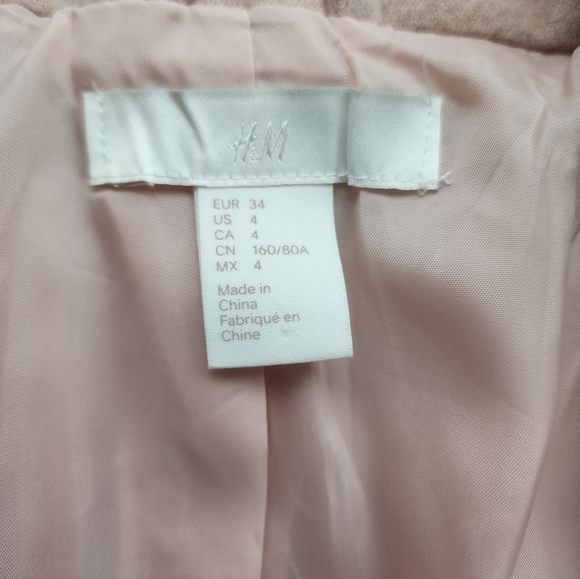 H&M Light Pink Lined Jacket - Picture 2 of 3